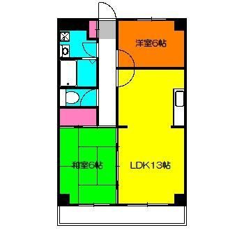 宮の下マンションの間取り