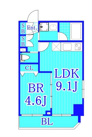 フェニックス横濱関内BAYMARKSの間取り