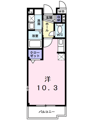 グラシオッソ　Ｆの間取り