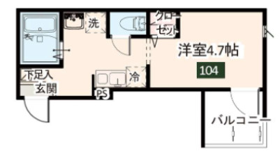 ＭＥＬＤＩＡ蒲田の間取り