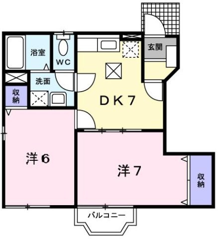 ルミエールⅡの間取り