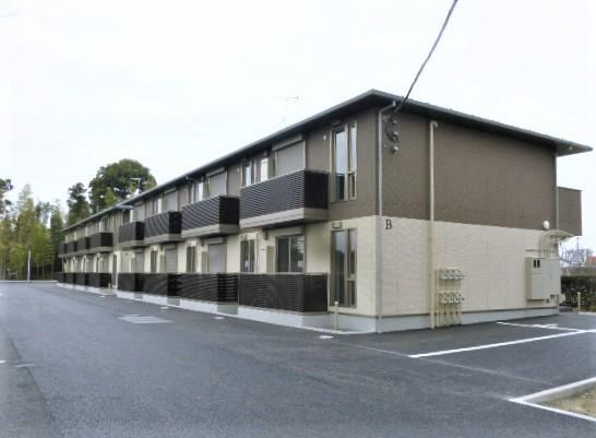 リアン　テラス　Ｂ棟の外観|おしゃれな外観です