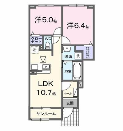 エトリエⅠの間取り