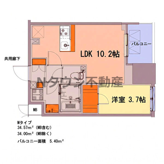 【間取り】 | S-RESIDENCE千種belvia TOWER | 間取りです。