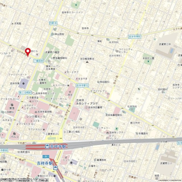 トーシンフェニックス吉祥寺弐番館の地図