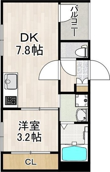 メゾンルミナの間取り