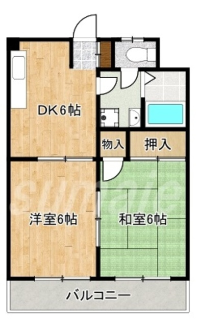 メゾンヒマワリの間取り|間取り