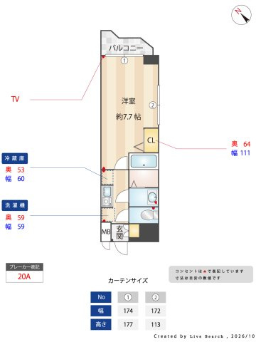 プリマヴェーラの間取り
