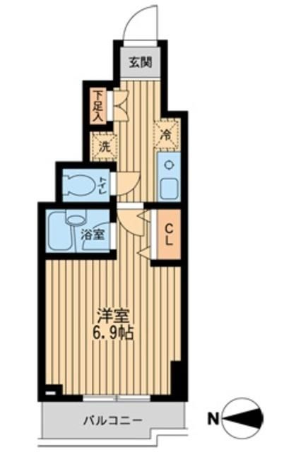 ドゥーエ西大島の間取り