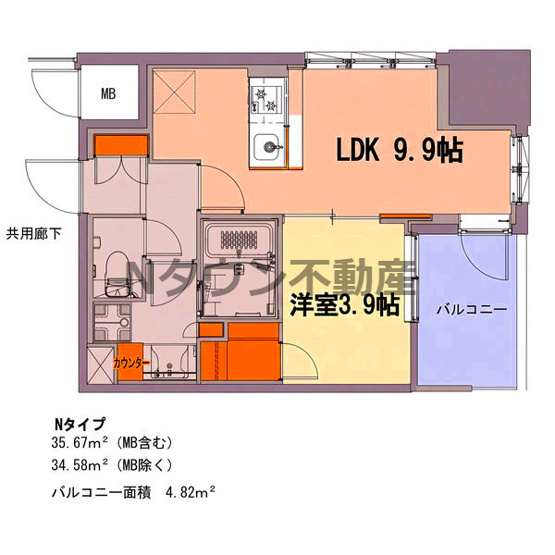 【間取り】 | S-RESIDENCE千種belvia TOWER | 間取りです。
