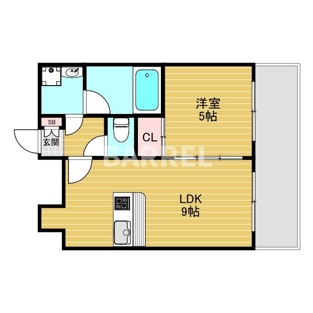 CITY SPIRE十三東の間取り