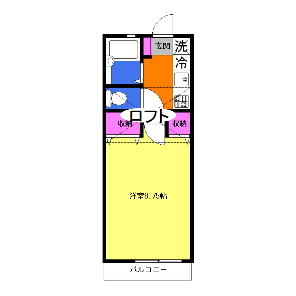 ハイツワールドの間取り