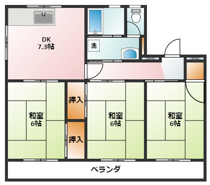【間取り】 | フレックス泊
