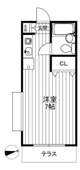 【間取り】 | グリーンフラット下北沢