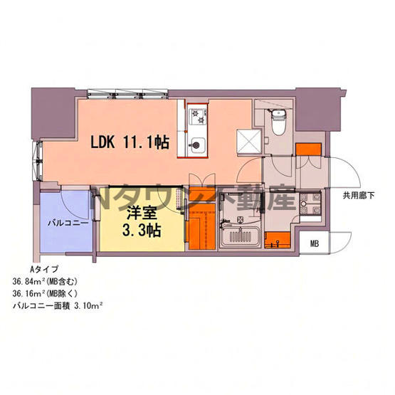 【間取り】 | S-RESIDENCE千種belvia TOWER | 間取りです。