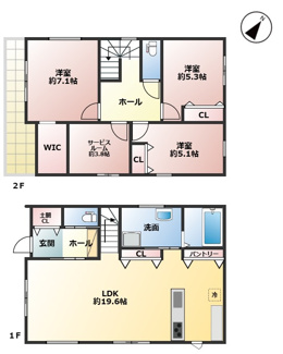 【間取り】 | 東有野台１丁目　新築戸建 | 図面と現況が異なる場合は現況を優先します