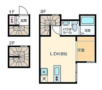 Alley Houseの間取り|間取りです。