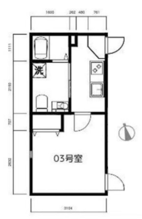 Ｏ２レジデンス竹ノ塚Ａ棟の間取り