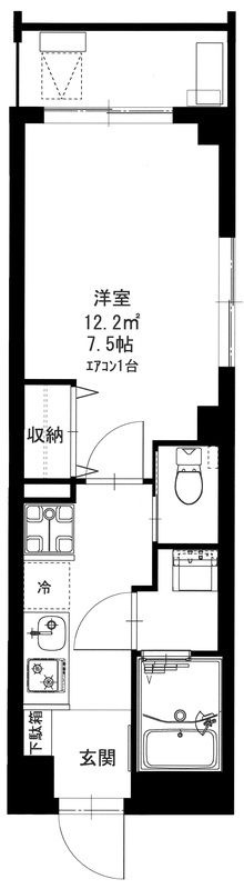 b’CASA東綾瀬の間取り|間取りです。