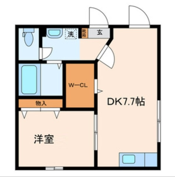 コンフォートの間取り|間取りです。