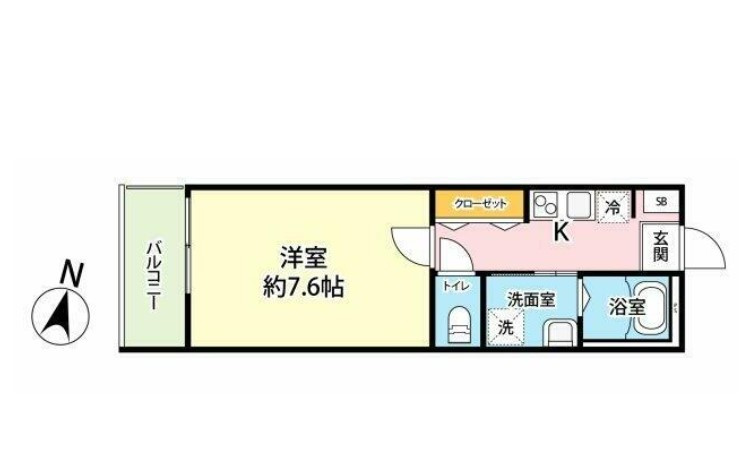 カプレットネロNの間取り