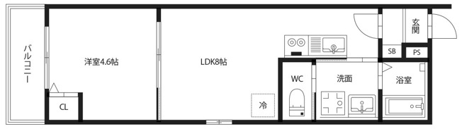 ピース・ヴィレッタの間取り