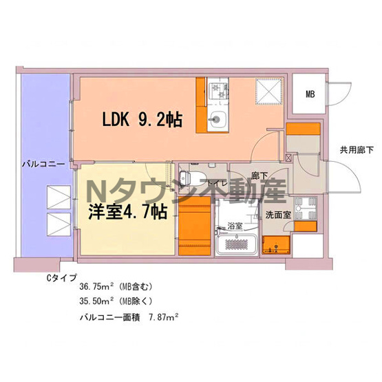 【間取り】 | S-RESIDENCE千種belvia TOWER | 間取りです。
