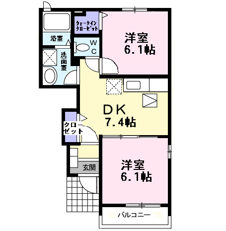ハーモニー４の間取り