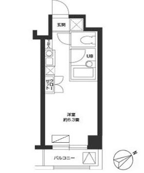 カスタリア西船橋の間取り