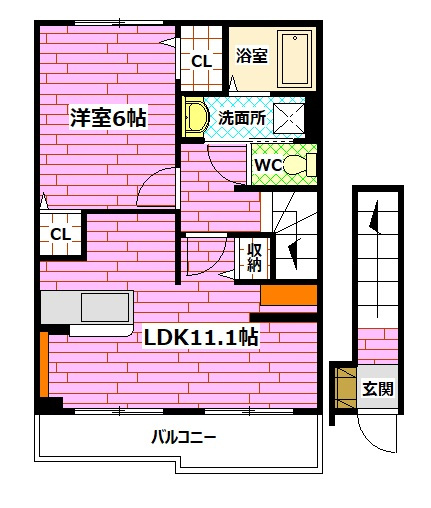 ベルアルモニーの間取り