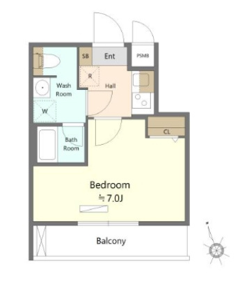 ＳＨＯＫＥＮ　Ｒｅｓｉｄｅｎｃｅ横浜鶴見Ⅱの間取り