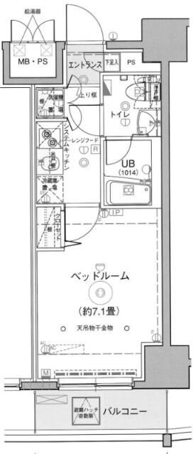 グランフォース横浜伊勢佐木町の間取り