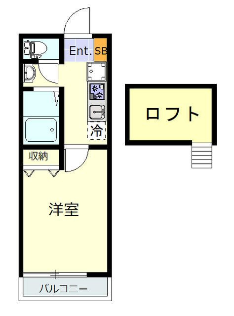フロイス日吉の間取り