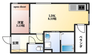 【間取り】 | リブレメゾン岡上の町Ⅰ