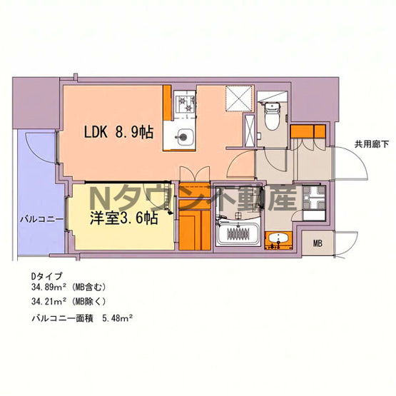 【間取り】 | S-RESIDENCE千種belvia TOWER | 間取りです。