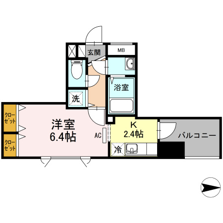 フィルモア ワンの間取り
