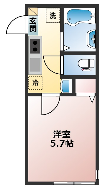 FORLAVIA HIYOSHIの間取り