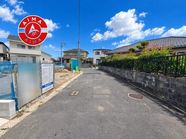 福岡市南区老司1丁目第9-1棟（1号棟）の外観|前面道路含む現地の写真です。