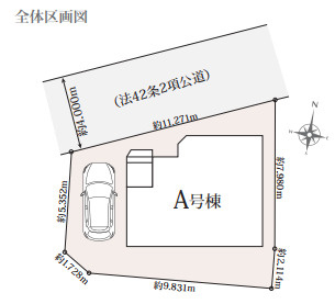川越豊田町　新築戸建　ハートフルタウンの区画図