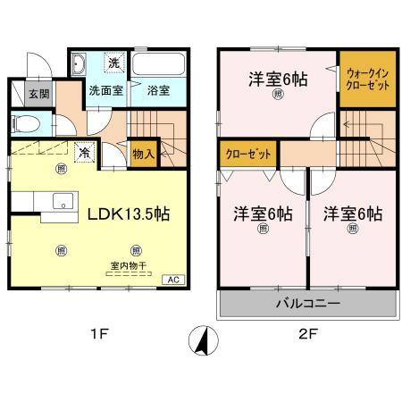 セジュール優の間取り