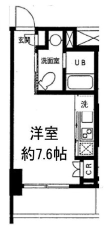 カスタリア門前仲町Ⅱの間取り|間取りです。
