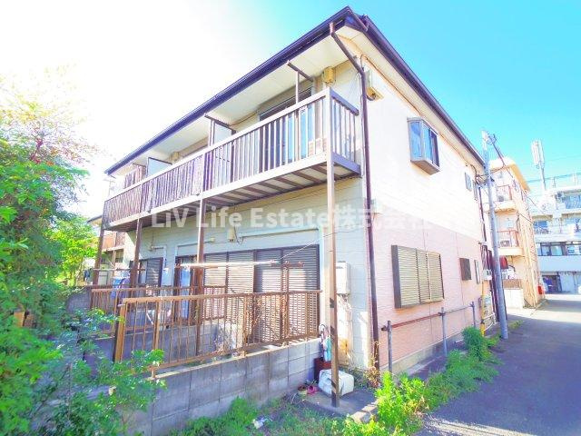東村山市萩山町１丁目のアパートの外観