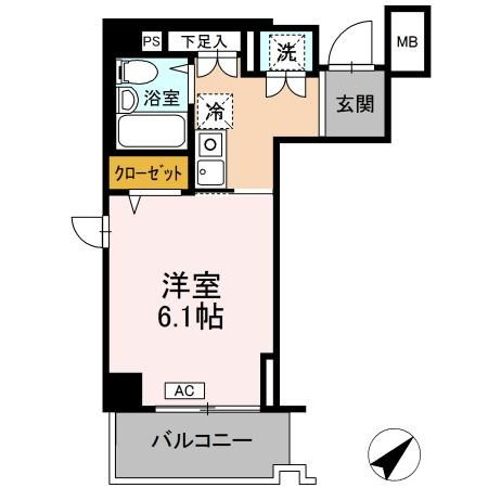 入谷サンハイツの間取り