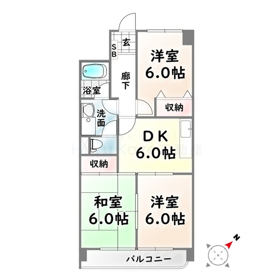 【間取り】 | 第3猪飼ビル【名古屋市賃貸・エレベーター】