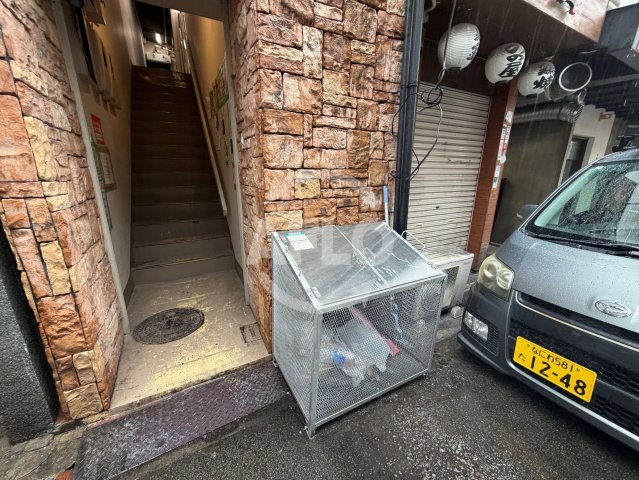 大阪市中央区千日前１丁目の賃貸マンションのその他共用部分|明日香ビル　ゴミ置き場
