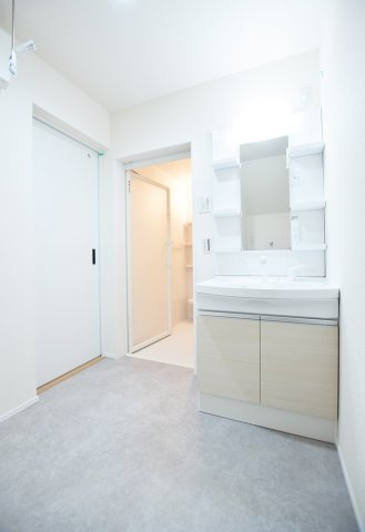 新潟市西区小針南台の独立洗面台