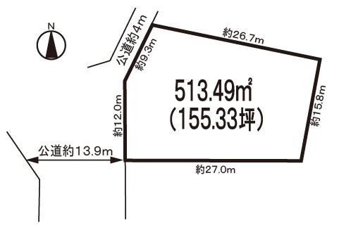 春日井市勝川町４丁目　売地
