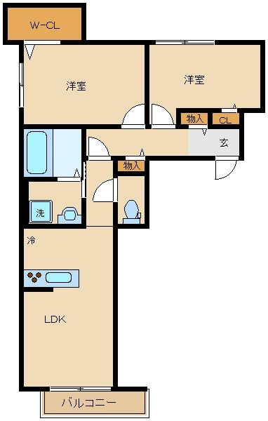 戸越Ｂ．Ｉ．Ｇ．　ＲＥＳＩＤＥＮＣＥの間取り|間取りです。