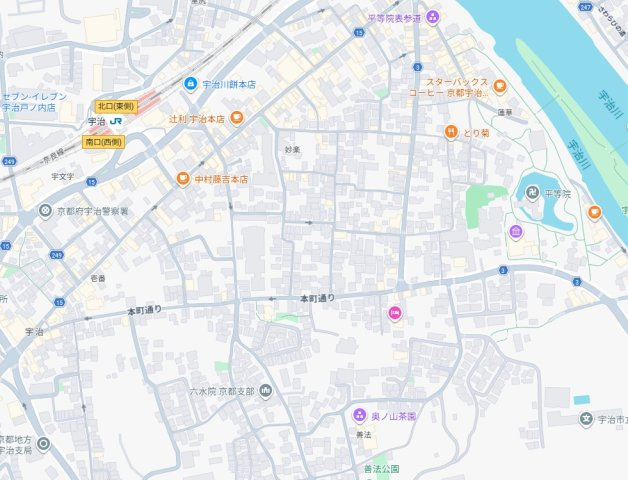 即日案内可能■宇治市宇治妙楽　第25-1期　新築一戸建ての地図