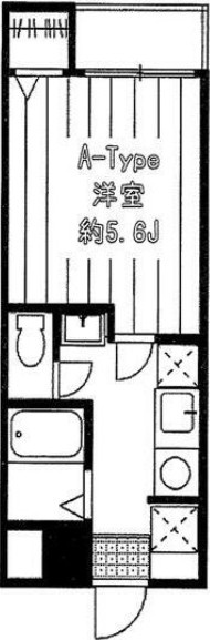 ユーコート中野の間取り|間取りです。